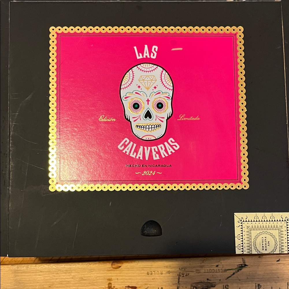 Las Calaveras 2024 Limited Edition Cigar Box 7.5” x 6.75” x 3”